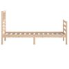 Estructura De Cama Madera Maciza 100x200 Cm Vidaxl