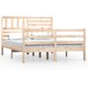 Estructura De Cama De Madera Maciza 150x200 Cm Vidaxl