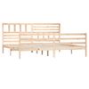 Estructura De Cama De Madera Maciza 200x200 Cm Vidaxl