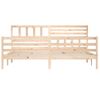 Estructura De Cama De Madera Maciza 200x200 Cm Vidaxl