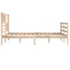 Estructura De Cama De Madera Maciza 200x200 Cm Vidaxl