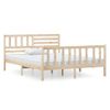 Estructura De Cama Doble Pequeña De Madera Maciza 120x190 Cm Vidaxl