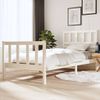 Estructura De Cama Madera Maciza Blanco 90x200 Cm Vidaxl