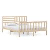 Estructura De Cama De Madera Maciza 150x200 Cm Vidaxl