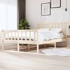 Estructura De Cama De Madera Maciza 150x200 Cm Vidaxl