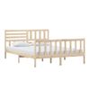 Estructura De Cama De Madera Maciza 150x200 Cm Vidaxl