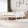 Estructura De Cama De Madera Maciza Super King 180x200 Cm Vidaxl