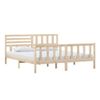 Estructura De Cama De Madera Maciza Super King 180x200 Cm Vidaxl