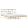 Estructura Cama Doble Pequeña Madera Maciza 135x190 Cm Vidaxl