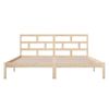 Estructura De Cama Madera Maciza De Pino 140x190 Cm Vidaxl