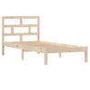 Estructura De Cama Madera Maciza De Pino 90x200 Cm Vidaxl