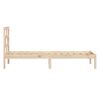 Estructura De Cama Madera Maciza De Pino 90x200 Cm Vidaxl