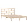 Estructura De Cama De Madera Maciza De Pino 140x200 Cm Vidaxl