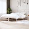 Estructura Cama De Madera Maciza Blanca Super King 180x200 Cm Vidaxl