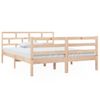 Estructura De Cama De Madera Maciza De Pino 140x190 Cm Vidaxl