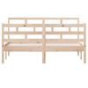 Estructura De Cama De Madera Maciza De Pino 140x190 Cm Vidaxl