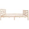 Estructura De Cama De Madera Maciza De Pino 140x190 Cm Vidaxl