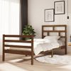 Estructura De Cama Madera Maciza Pino Marrón Miel 90x200 Cm Vidaxl