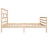 Estructura De Cama Madera Maciza De Pino 100x200 Cm Vidaxl