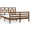 Estructura De Cama Madera Maciza De Pino Marrón Miel 140x200 Cm Vidaxl