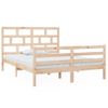 Estructura De Cama De Madera Maciza 150x200 Cm Vidaxl