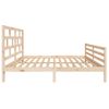 Estructura De Cama De Madera Maciza 150x200 Cm Vidaxl