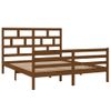 Estructura De Cama Madera Maciza Pino Marrón Miel 160x200 Cm Vidaxl