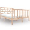 Estructura De Cama Madera Maciza De Pino 120x190 Cm Vidaxl