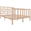 Estructura De Cama Madera Maciza De Pino 120x190 Cm Vidaxl