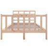 Estructura De Cama Madera Maciza De Pino 120x190 Cm Vidaxl