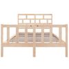 Estructura De Cama Madera Maciza De Pino 135x190 Cm Vidaxl