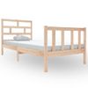 Estructura De Cama Madera Maciza De Pino 90x200 Cm Vidaxl