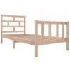 Estructura De Cama Madera Maciza De Pino 90x200 Cm Vidaxl