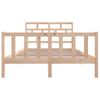 Estructura De Cama De Madera Maciza De Pino 140x200 Cm Vidaxl