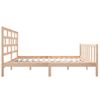 Estructura De Cama De Madera Maciza De Pino 140x200 Cm Vidaxl