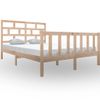 Estructura De Cama Madera Maciza De Pino 150x200 Cm Vidaxl