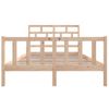 Estructura De Cama Madera Maciza De Pino 150x200 Cm Vidaxl