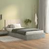 Cabecero De Cama Madera Contrachapada Gris 120x1,5x80 Cm Vidaxl