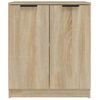 Aparador De Madera Contrachapada Roble Sonoma 60x30x70 Cm Vidaxl