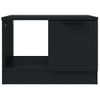 Mesa De Centro Madera Contrachapada Negro 50x50x36 Cm Vidaxl