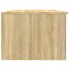 Mesa De Centro Madera Contrachapada Roble Sonoma 102x50x36 Cm Vidaxl