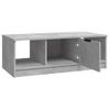 Mesa De Centro Madera Contrachapada Gris Hormigón 102x50x36 Cm Vidaxl