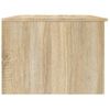 Mesa De Centro Madera Contrachapada Blanco Y Roble 102x50x36 Cm Vidaxl