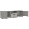 Mueble De Tv Madera Contrachapada Gris Hormigón 140x35x40 Cm Vidaxl