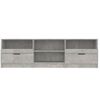 Mueble De Tv Madera Contrachapada Gris Hormigón 150x33,5x45 Cm Vidaxl