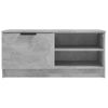 Mueble De Tv Madera Contrachapada Gris Hormigón 80x35x36,5 Cm Vidaxl