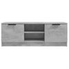 Mueble De Tv Madera Contrachapada Gris Hormigón 102x35x36,5 Cm Vidaxl