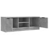 Mueble De Tv Madera Contrachapada Gris Hormigón 102x35x36,5 Cm Vidaxl