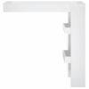 Mesa De Bar De Pared Madera Contrachapada Blanco 102x45x103,5cm Vidaxl