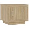 Mesa De Centro Madera Contrachapada Roble Sonoma 51x50x45 Cm Vidaxl